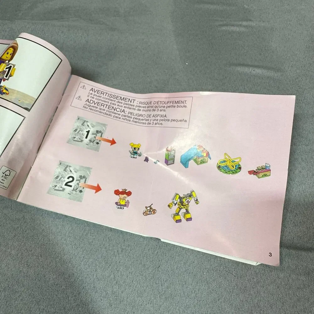 Lego 41287 Powerpuff Girls Bubbles' Playground Showdown Instruction Manual ONLY